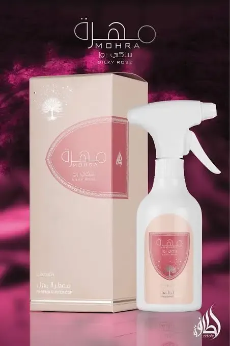 Lattafa Mohra Silky Rose Room Spray